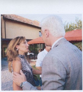 claudia di Palco 23 saluta il Presidente Barilli